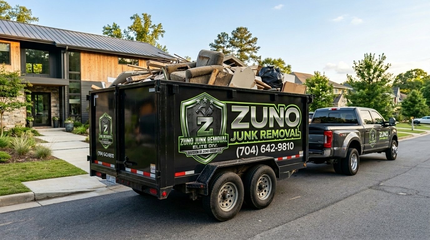 ZUNO Junk Removal Heavy Duty Dump Trailer